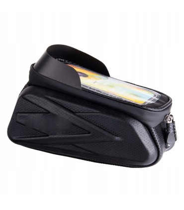 Wodoodporna torba – sakwa rowerowa na rzep z uchwytem na telefon