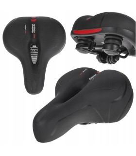 Siodełko rowerowe piankowe z odblaskiem