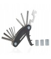ZESTAW KLUCZY ROWEROWYCH 16w1 MULTITOOL KOMPAKTOWE NARZĘDZIA SOLIDNE