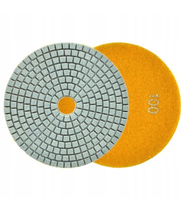 Tarcza polerska do szlifowania gresu na mokro 125mm GR100