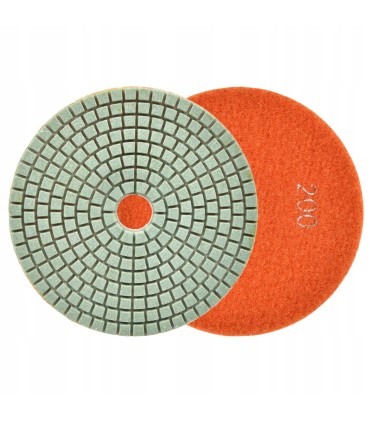 Tarcza polerska do szlifowania gresu na mokro 125mm GR200