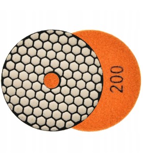 Tarcza polerska do szlifowania gresu na sucho 100mm GR200
