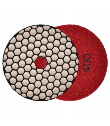 Tarcza polerska do szlifowania gresu na sucho 100mm GR400