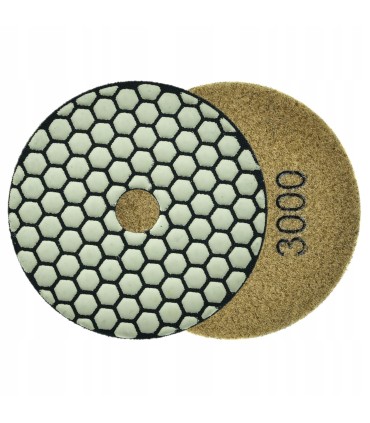 Tarcza polerska do szlifowania gresu na sucho 100mm GR3000
