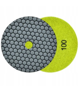 Tarcza polerska do szlifowania gresu na sucho 125mm GR100