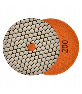 Tarcza polerska do szlifowania gresu na sucho 125mm GR200