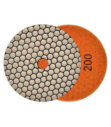 Tarcza polerska do szlifowania gresu na sucho 125mm GR200