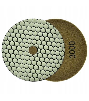 Tarcza polerska do szlifowania gresu na sucho 125mm GR3000