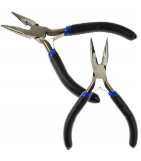 Szczypce precyzyjne płaskie 115mm