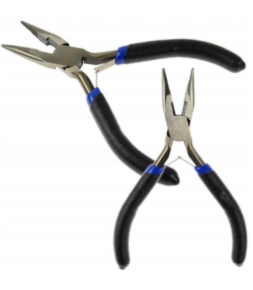 Szczypce precyzyjne płaskie 115mm