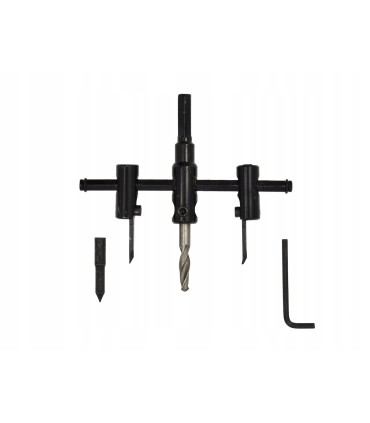 Otwornica nastawna 30-120 mm do płyt gipsowych, drewna