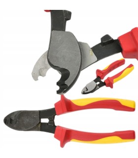 Szczypce izolowane do cięcia przewodów 160mm VDE