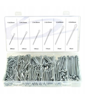 Zestaw zawleczek-przetyczek 1000szt