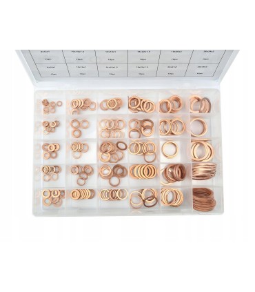 Zestaw podkładek miedzianych 300szt