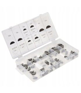 Zestaw klinów półokrągłych 80szt.