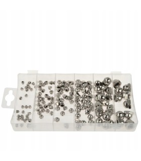 Zestaw nakrętek kołpakowych zamkniętych 150szt.