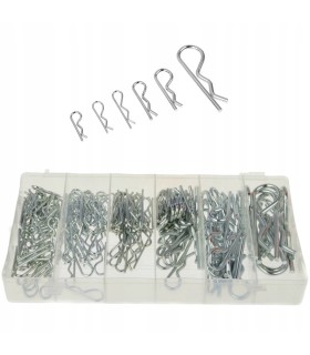 Zestaw zawleczek-przetyczek sprężystych 150szt.