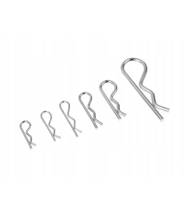 Zestaw zawleczek-przetyczek sprężystych 150szt.