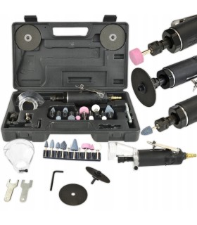 Szlifierka pneumatyczna trzpieniowa 75mm z akcesoriami