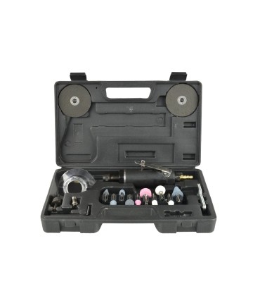 Szlifierka pneumatyczna trzpieniowa 75mm z akcesoriami