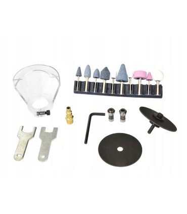 Szlifierka pneumatyczna trzpieniowa 75mm z akcesoriami