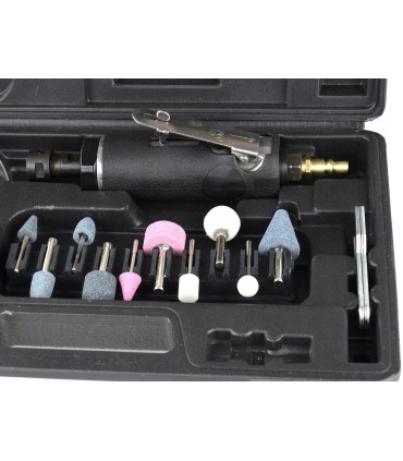 Szlifierka pneumatyczna trzpieniowa 75mm z akcesoriami