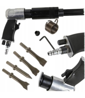 Młotek pneumatyczny igłowy do rdzy z grotami 