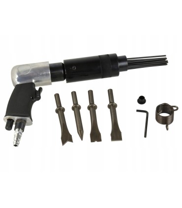 Młotek pneumatyczny igłowy do rdzy z grotami 