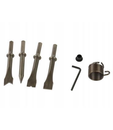 Młotek pneumatyczny igłowy do rdzy z grotami 