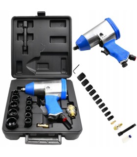 Klucz pneumatyczny udarowy z nasadkami 1/2" 