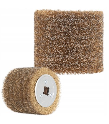 Szczotka druciana walcowa do satyniarki 120x100