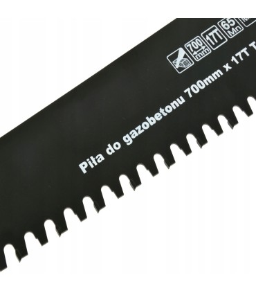 Piła do gazobetonu 700mm 34/17T PTFE 65Mn