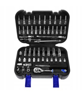 Zestaw kluczy nasadowych torx 1/4" 56el.