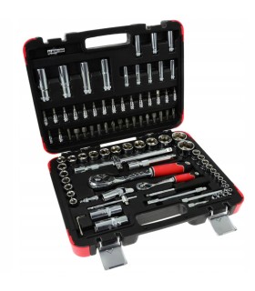 Zestaw profesjonalnych kluczy nasadowych 94el. 1/4"-1/2" 25GW