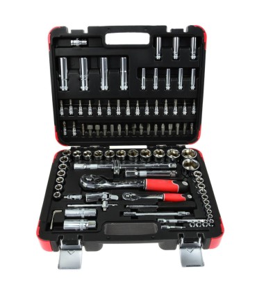 Zestaw profesjonalnych kluczy nasadowych 94el. 1/4"-1/2" 25GW