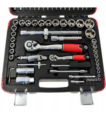 Zestaw profesjonalnych kluczy nasadowych 94el. 1/4"-1/2" 25GW