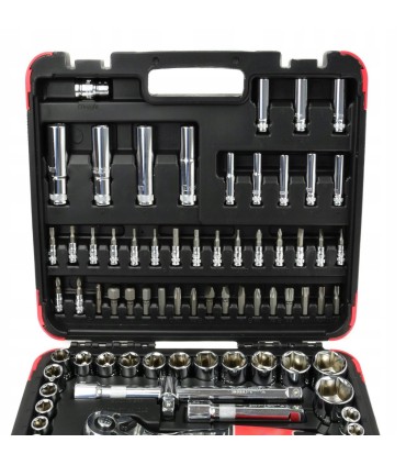 Zestaw profesjonalnych kluczy nasadowych 94el. 1/4"-1/2" 25GW