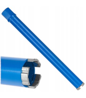 Wiertło diamentowe koronowe do wiertnicy na sucho i mokro 72x10x450mm 7T 1.1/4"