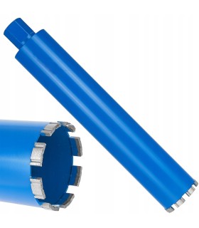 Wiertło diamentowe koronowe do wiertnicy na sucho i mokro 82x10x450mm 8T 1.1/4" 