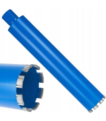 Wiertło diamentowe koronowe do wiertnicy na sucho i mokro 82x10x450mm 8T 1.1/4" 