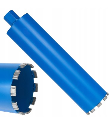 Wiertło diamentowe koronowe do wiertnicy na sucho i mokro 132x10x450mm 11T 1.1/4"