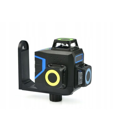 Laser samopoziomujący 3D 360 12x zielone linie 
