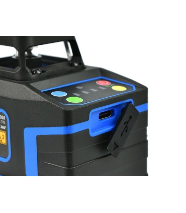 Laser samopoziomujący 3D 360 12x zielone linie 