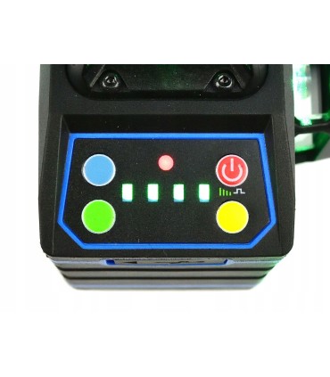 Laser samopoziomujący 3D 360 12x zielone linie 