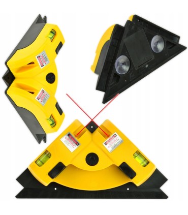 Poziomica laserowa do płytek 2 linie