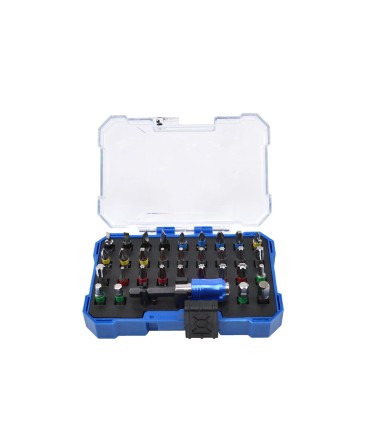 Zestaw bitów z uchwytem magnetycznym 32el. 