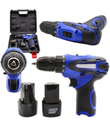 Wiertarko-Wkrętarka 18V Li-Ion 2xAKU