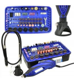 Mini szlifierka wraz z akcesoriami 222el. (walizka)