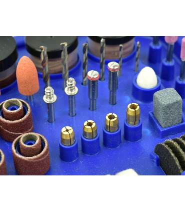 Mini szlifierka wraz z akcesoriami 222el. (walizka)