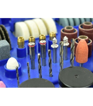 Mini szlifierka wraz z akcesoriami 222el. (walizka)